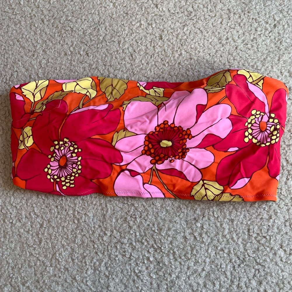 Aerie strapless bathing suit top